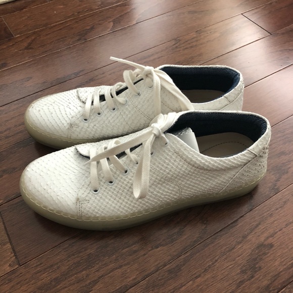 Massimo Dutti Shoes - Massimo Dutti White Leather Sneakers Size 39